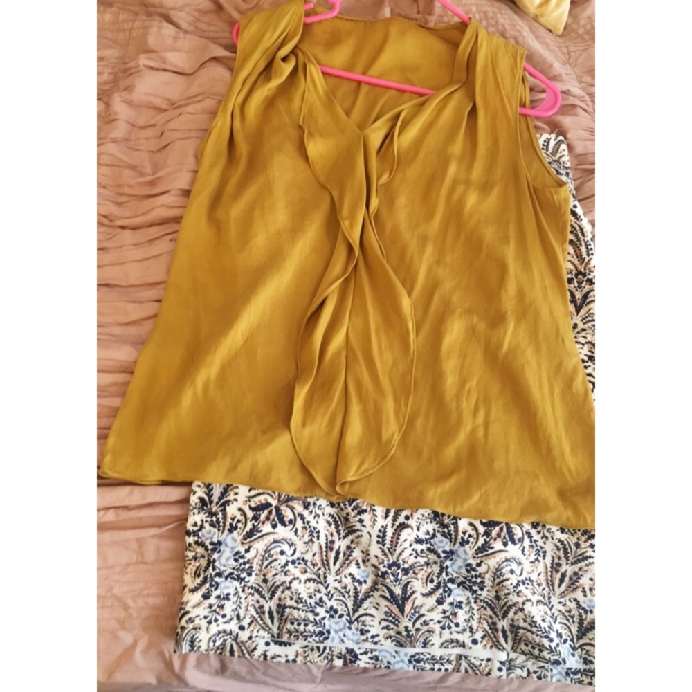 Elie Tahari Blouse - Mustard